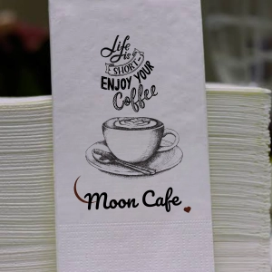 Baskılı Peçete Cafe Peçetesi 20 adet