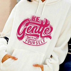 Yourself baskılı kadın sweat